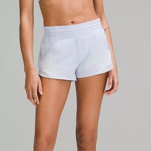 LULULEMON Hotty Hot High-Rise Lined Shorts 2.5” in color WINDMILL. Size 4